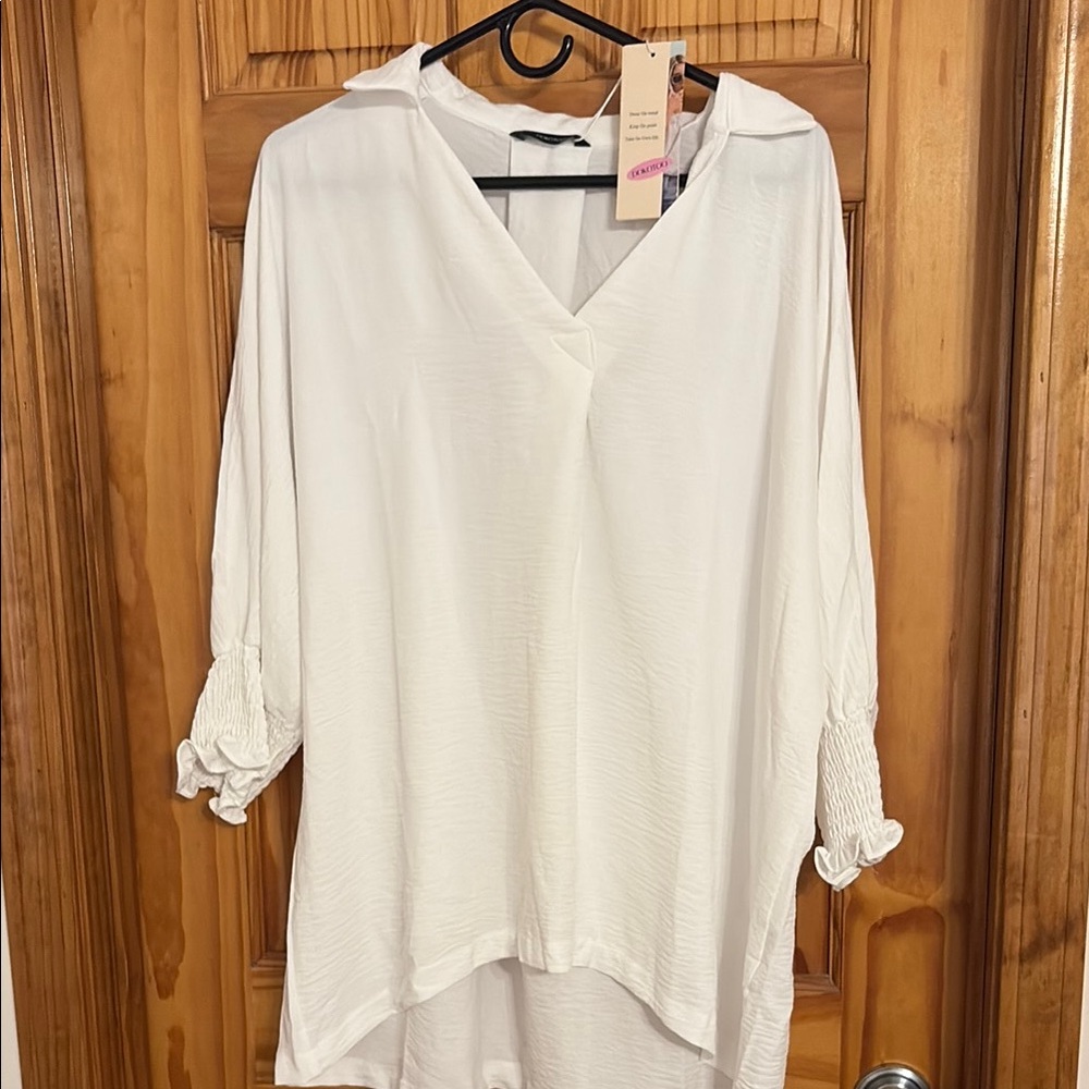 NWT Oversized White Women's Top